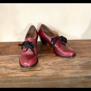 Worn once adorable leather Esska shoes. Sz 36